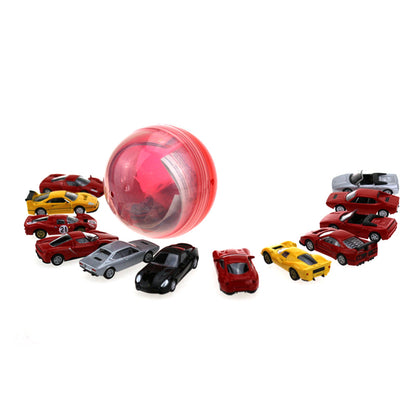 1/100 Scale Diecast Metal Vintage Sports Car Collectible Model Gashapon Capsule Toy