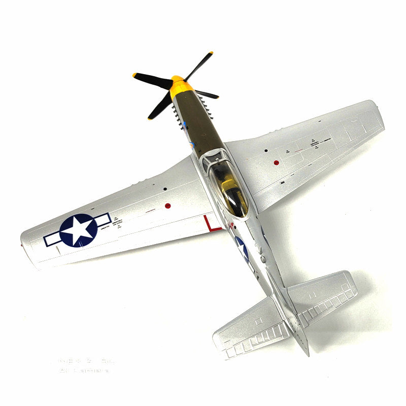 prebuilt 1/48 scale P-51D Mustang aircraft model 39325 top view