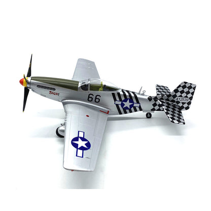 prebuilt 1/48 scale P-51 Mustang aircraft model 39305 side view