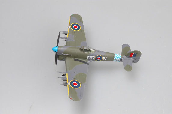 prebuilt 1/72 scale Hawker Typhoon British fighter model 36311