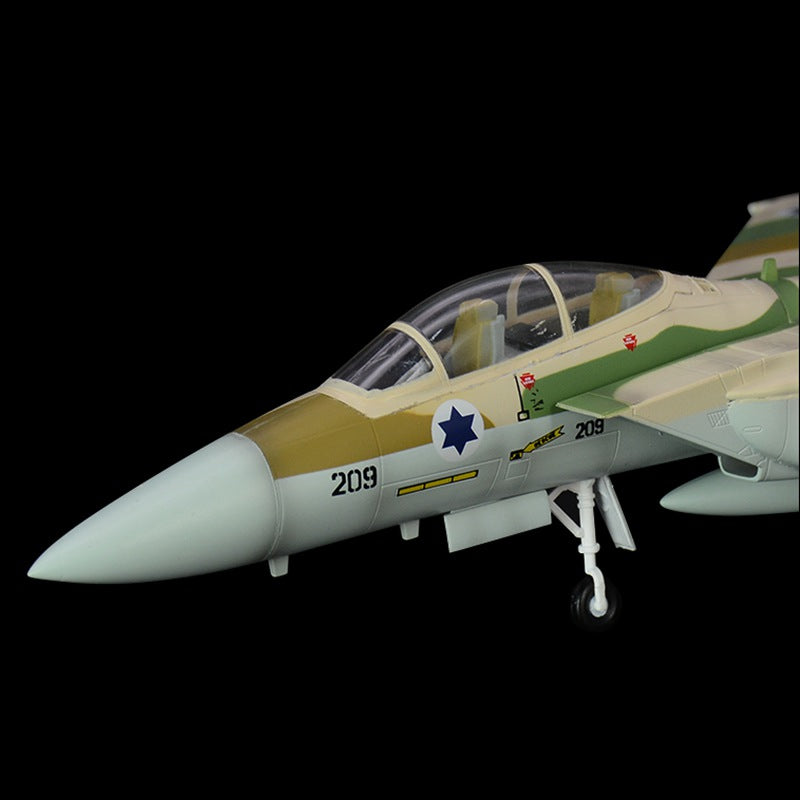 pre-painted F-15 eagle military aircraft model head