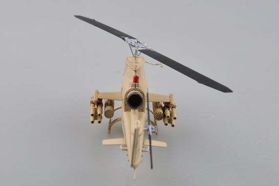 prebuilt 1/72 scale AH-1F Cobra helicopter model 37099