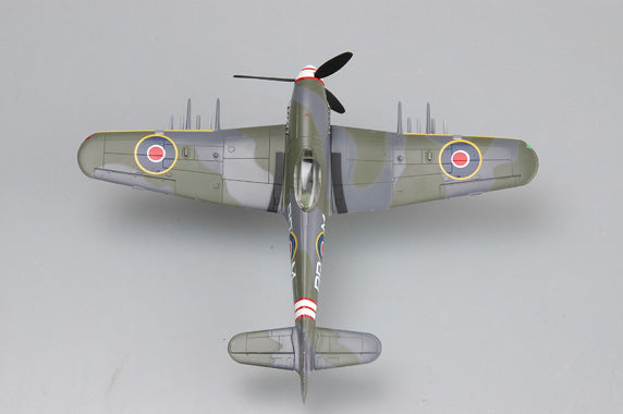 prebuilt 1/72 scale Hawker Typhoon Mk Ib fighter aircraft model 36313