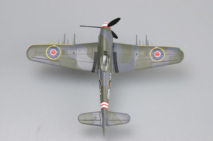 prebuilt 1/72 scale Hawker Typhoon Mk Ib fighter aircraft model 36313