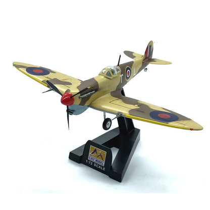 prebuilt 1/72 scale Spitfire RAF fighter aircraft model 37218