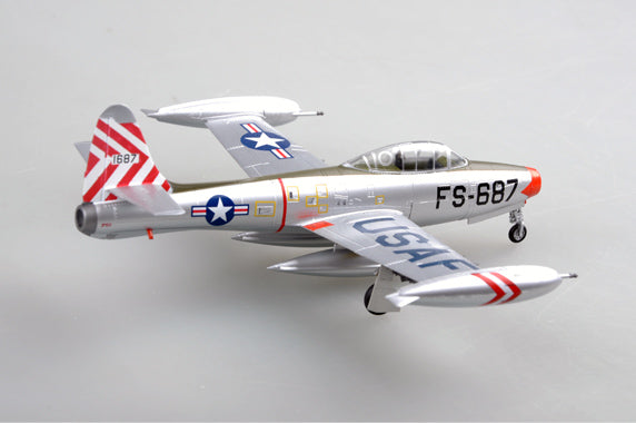 prebuilt 1/72 scale USAF Thunderjet F-84E model 37108