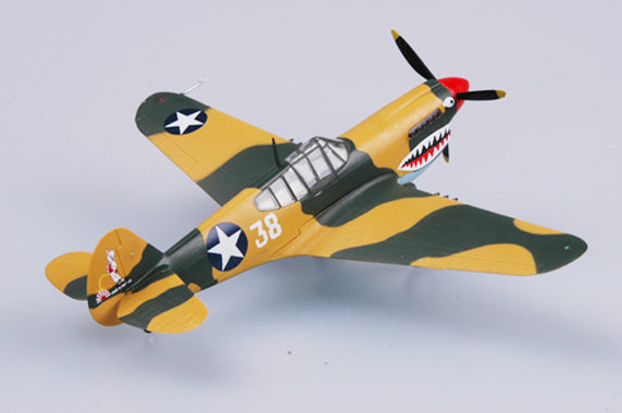 1/72 scale prebuilt P-40E Kittyhawk fighter collectible WWII model 37274