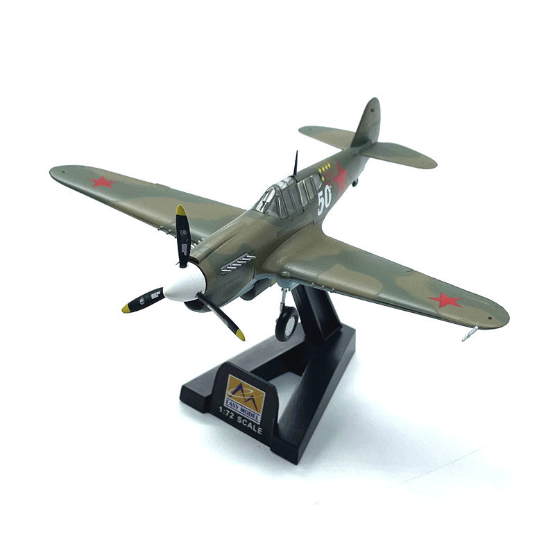 1/72 scale prebuilt P-40E Warhawk WWII fighter aircraft model 37275