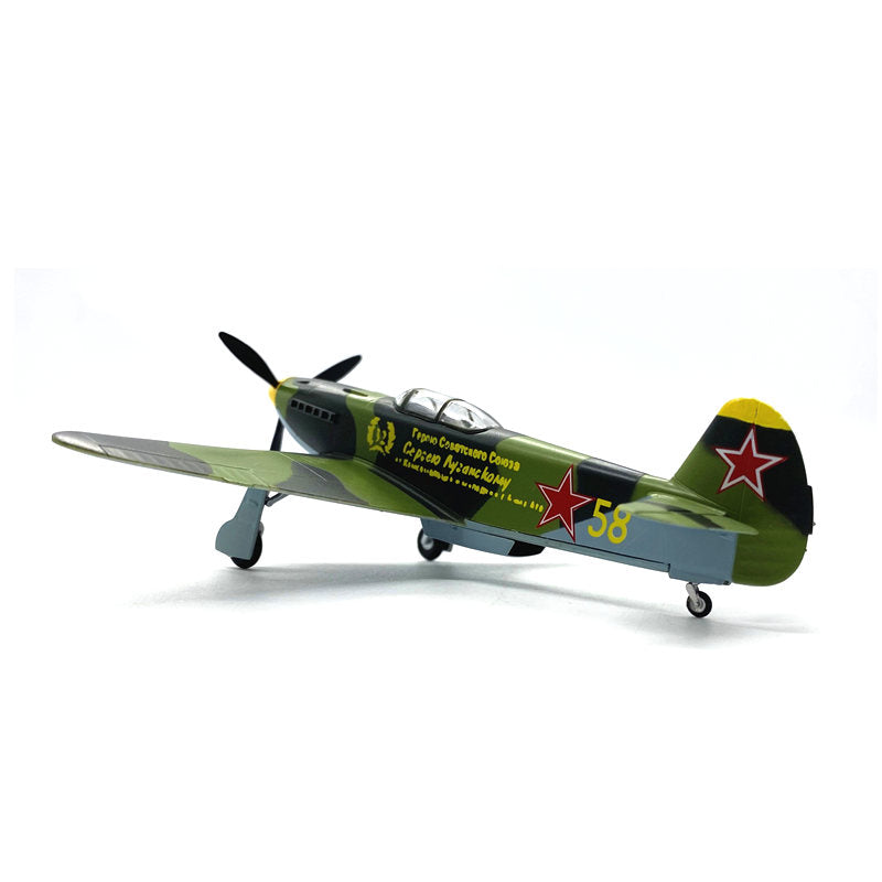 1/72 scale prebuilt Yak-3 Soviet fighter aircraft model 37227