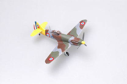 prebuilt 1/72 scale D.520 fighter aircraft model 36335