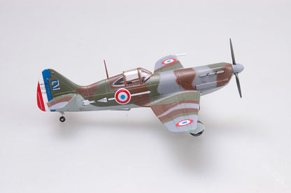 prebuilt 1/72 scale Dewoitine D.520 French fighter aircraft model 36336