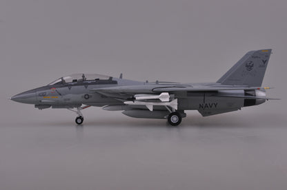 prebuilt 1/72 scale F-14B Tomcat fighter aircraft model 37188