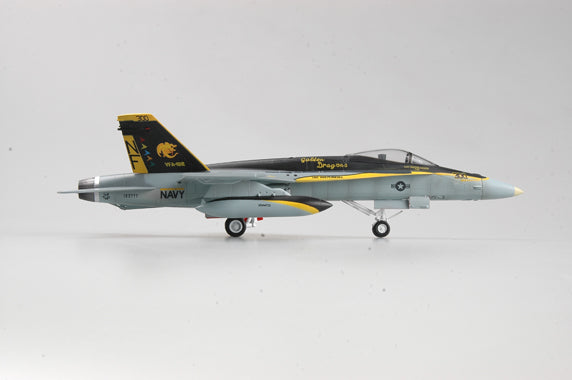 1/72 scale prebuilt F/A-18C Hornet combat jet fighter aircraft model 37116