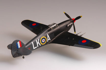 1/72 scale prebuilt Hurricane Mk II fighter plastic collectible model 37245