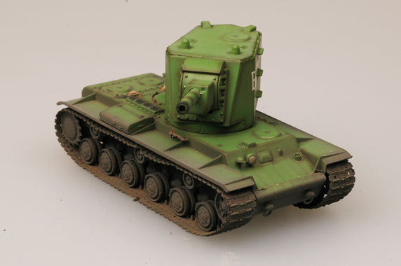 prebuilt 1/72 scale KV-2 heavy tank model 36281