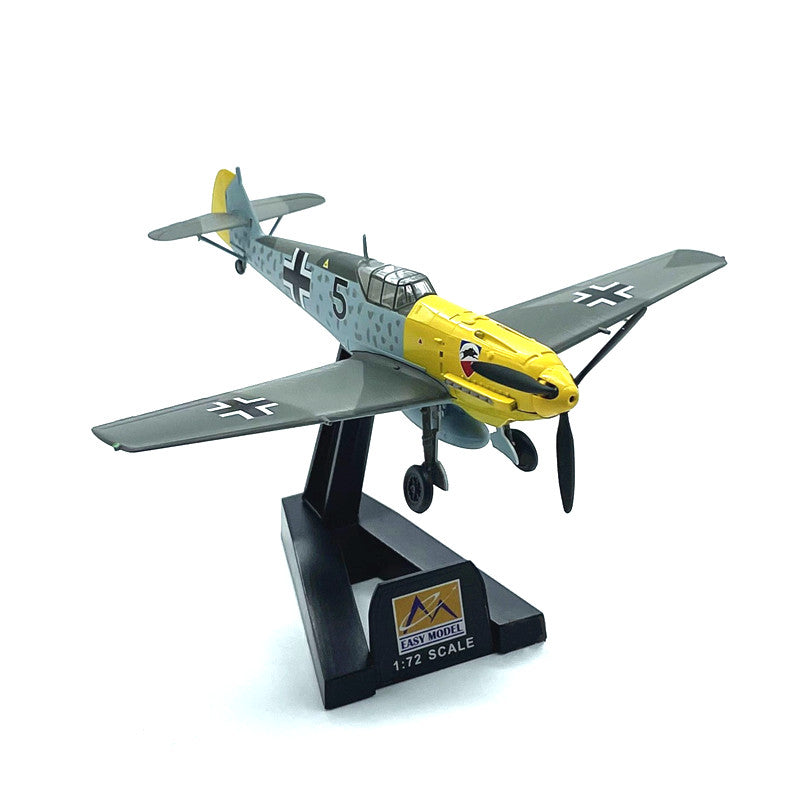 1/72 scale prebuilt Bf 109E-3 fighter plastic collectible model 37284