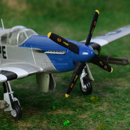 prebuilt 1/72 scale P-51B Mustang fighter aircraft model 36355