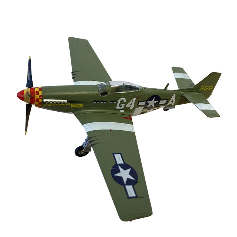 1/72 scale prebuilt P-51D Mustang fighter bomber WWII aircraft model 37294