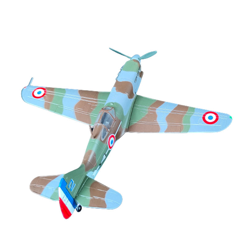 prebuilt 1/72 scale Dewoitine D.520 French fighter aircraft model 36336