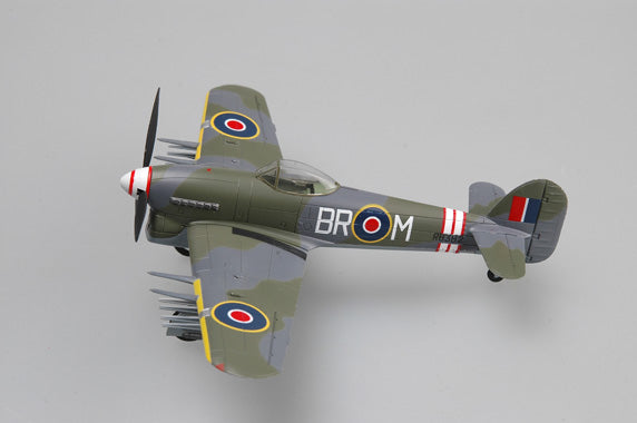 prebuilt 1/72 scale Hawker Typhoon Mk Ib fighter aircraft model 36313