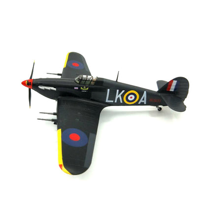 1/72 scale prebuilt Hurricane Mk II fighter plastic collectible model 37245