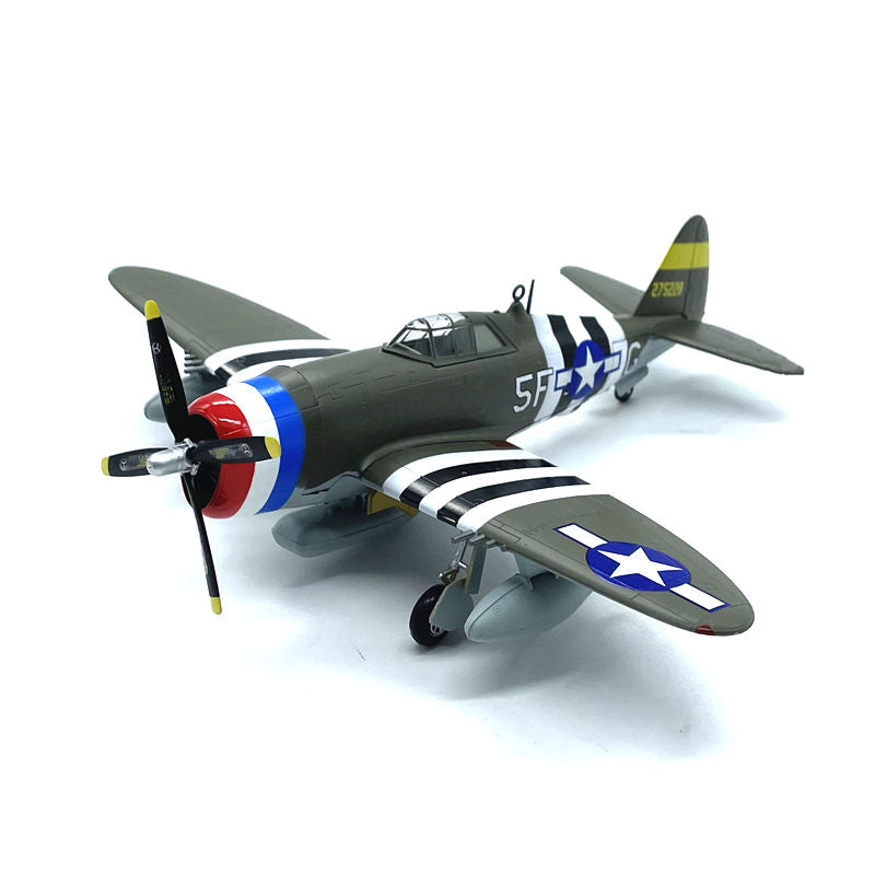 prebuilt 1/72 scale P-47D Razorback Thunderbolt fighter airplane model 36423