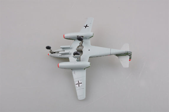 prebuilt 1/72 scale Me 262 A-2a Sturmvogel aircraft model 36406