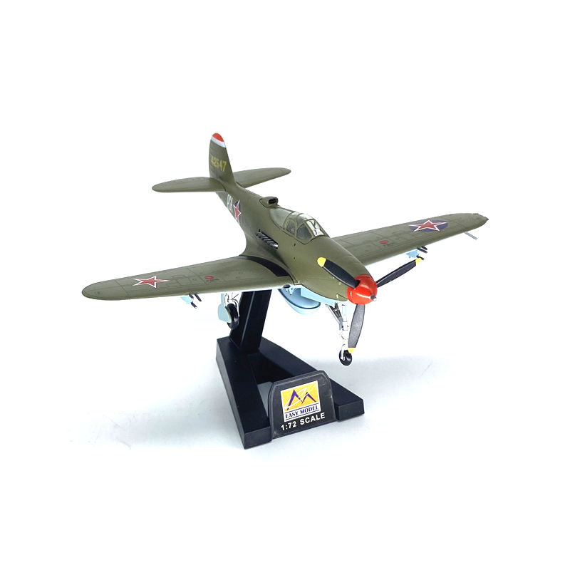 prebuilt 1/72 scale P-39Q Airacobra fighter aircraft model 36322