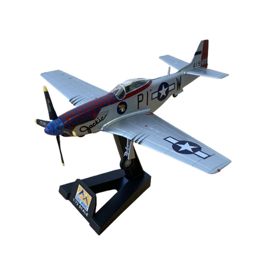 prebuilt 1/72 scale P-51D Mustang fighter airplane model 36304