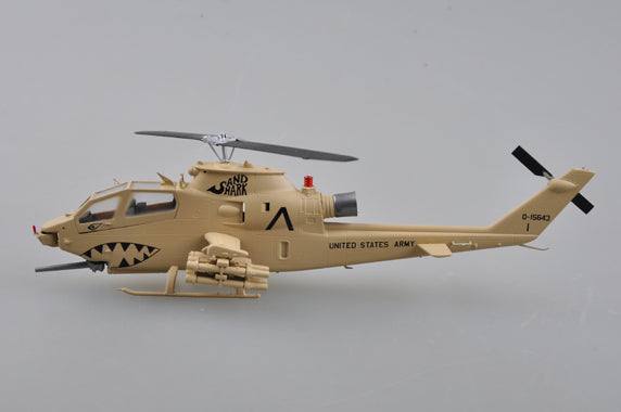 prebuilt 1/72 scale AH-1F Cobra helicopter model 37099