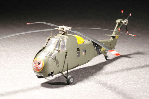 prebuilt 1/72 scale UH-34D military helicopter model 37012