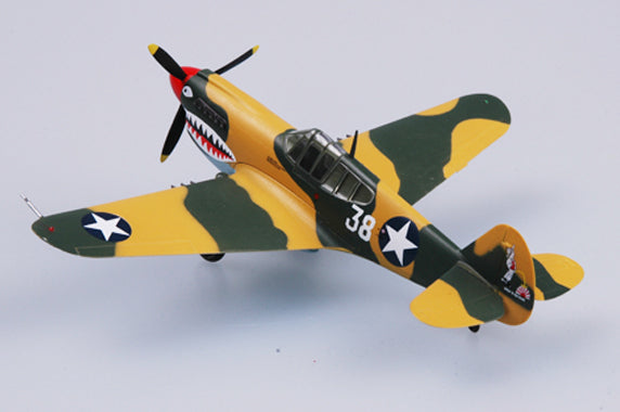 1/72 scale prebuilt P-40E Kittyhawk fighter collectible WWII model 37274