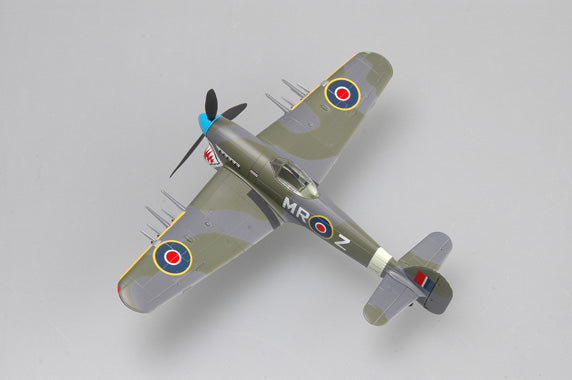 prebuilt 1/72 scale Hawker Typhoon aircraft model 36314