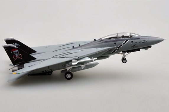 1/72 scale prebuilt F-14D Tomcat fighter aircraft model 37193