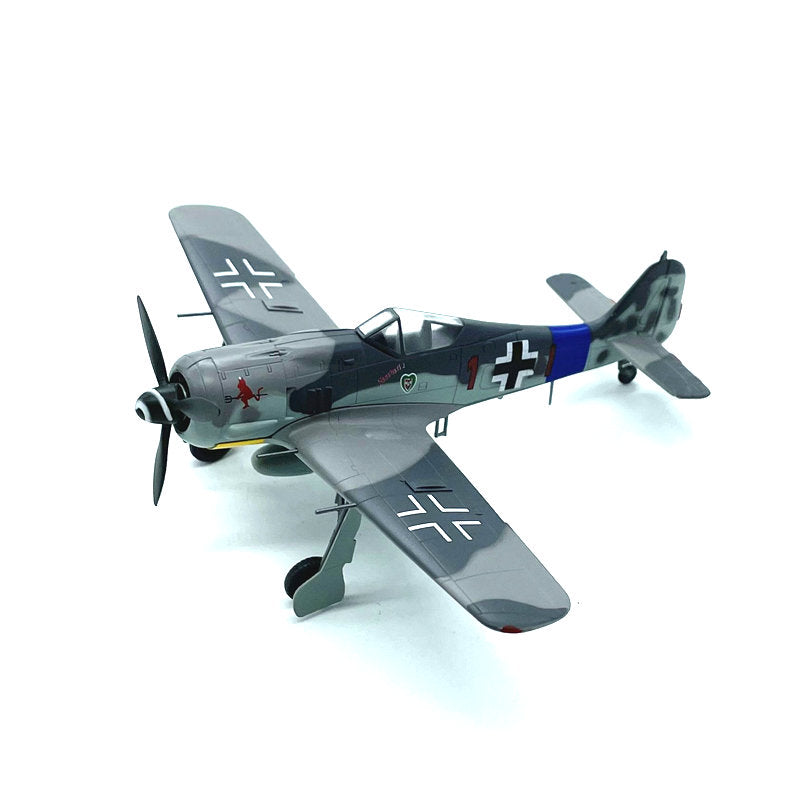 prebuilt 1/72 scale Fw 190 A-8 fighter aircraft model 36360