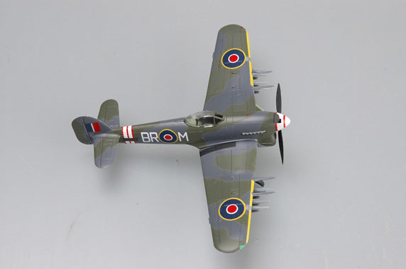 prebuilt 1/72 scale Hawker Typhoon Mk Ib fighter aircraft model 36313