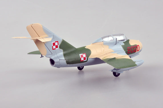 prebuilt 1/72 scale MiG-15 aircraft model 37139