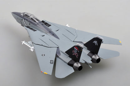 1/72 scale prebuilt F-14D Tomcat fighter aircraft model 37193