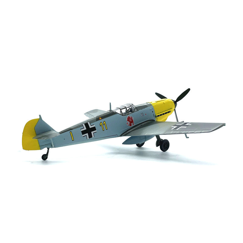 1/72 scale prebuilt Bf 109E-1 WWII fighter aircraft model 37283