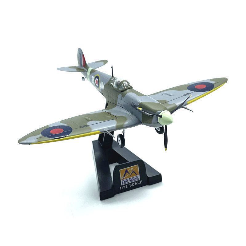 prebuilt 1/72 scale Supermaine Spitfire Mk V Fighter airplane model 37211