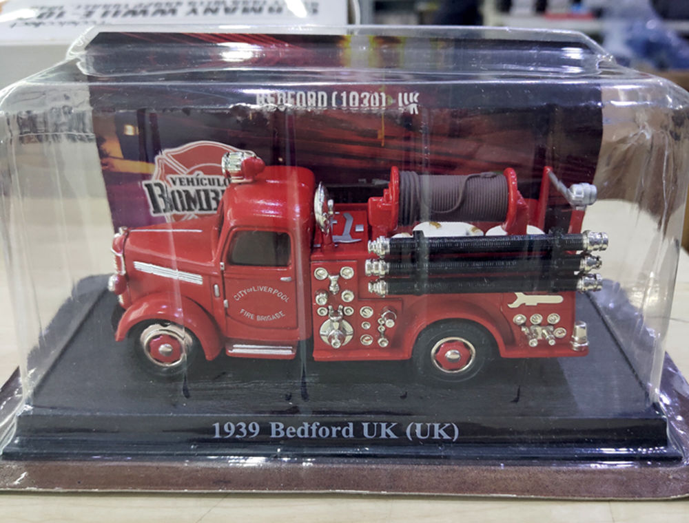 1939 Bedford UK Fire Engine 1/43 Scale Diecast Model