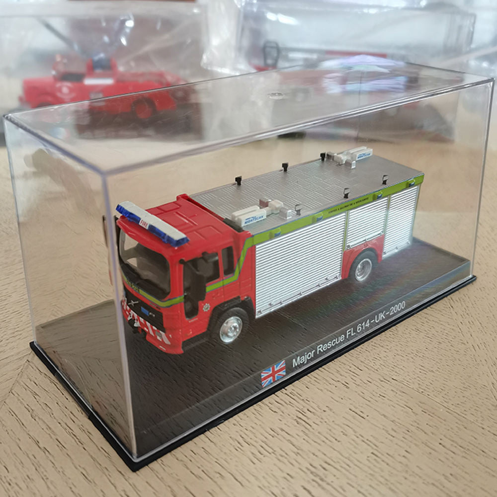 2000 Major Rescue Volvo FL 614 UK Fire Engine 1/64 Scale Diecast Model