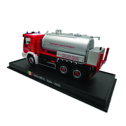 2005 IVECO 380E Italia Fire Engine 1/64 Scale Diecast Metal Model