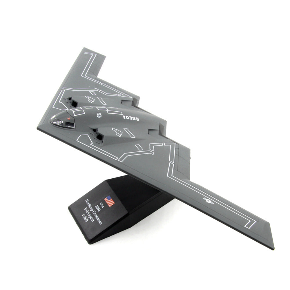 1/200 scale diecast B-2 Spirit aircraft model