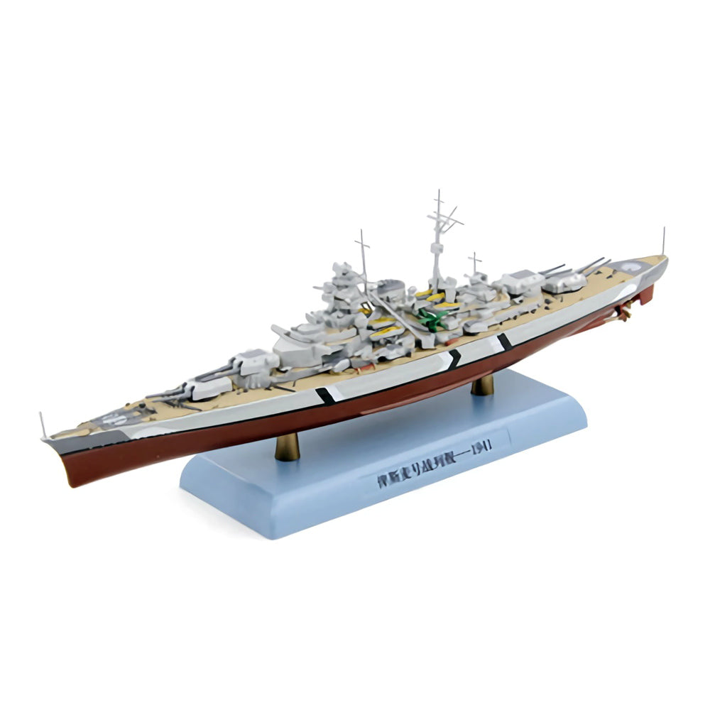 1/1000 scale diecast Bismarck battleship model