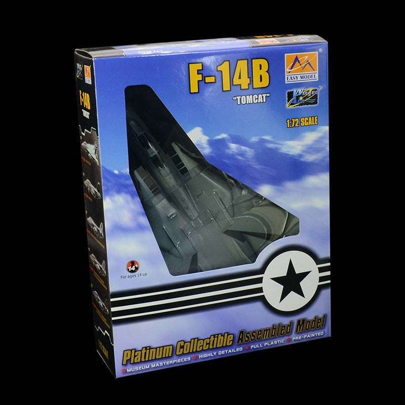 prebuilt 1/72 scale F-14 Tomcat fighter model 37185