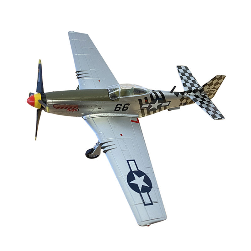 1/72 scale prebuilt P-51K Mustang fighter plastic collectible WWII model 37295