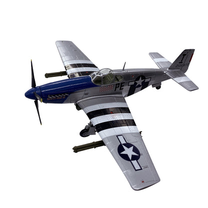 prebuilt 1/72 scale P-51B Mustang fighter aircraft model 36355