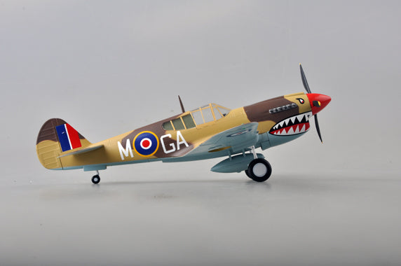 prebuilt 1/48 scale P-40 Warhawk aircraft model 39312