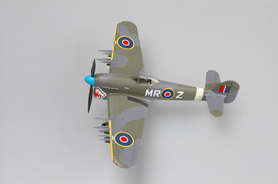 prebuilt 1/72 scale Hawker Typhoon aircraft model 36314